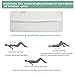 [Upgrade] Lumbar Pillow for Sleeping, Memory Foam Bed Back Support Cushion, Easylife185 Waist Pillow for Lower Back Pain, Sleeping on Side, Lying, Hip Pain Relief