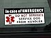 DO NOT SEPARATE Service Dog Handler Medical Alert Symbol Window or Bumper Sticker