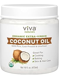 Viva Naturals Organic Extra Virgin Coconut Oil, 16 Ounce