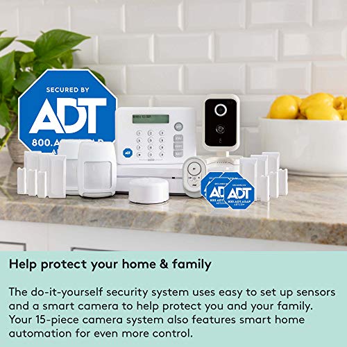 ADT DIY LifeShield 15Piece Easy, Smart Home Security System Optional