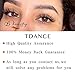 TDANCE Classic Lash Extensions Flat Lashes Eyelash Extensions 0.15mm C Curl Ellipse Eyelash Extensions 8-15mm Mixed Black Matte Individual Lashes Salon Use(Flat,C-0.15,8-15mm)