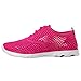 ALEADER Kid's Quick Dry Water Shoes Comfort Walking Sneakers Black/Fushia 3 M US Little Kids