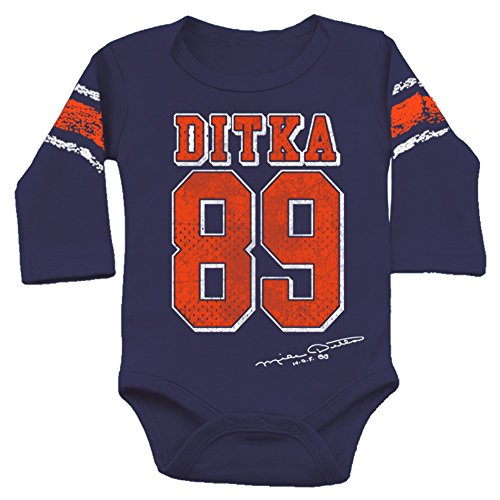 Ditka Kids #89 Onesie Long Sleeved Navy Blue 18 month