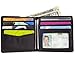 Big Skinny Men's World Bi-Fold Slim Wallet, Holds Up to 35 Cards, Black