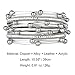 17KM Women Stylish Bracelets Multilayers Silver Beads Leather Bracelets Fashion Charm Wrap Cuff Bracelet for Girls