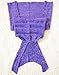 Purple Mermaid Tail Blanket Crochet for Adults, Knitted Mermaid Throw Blanket Living Room Warm Cozy Sleeping Bag for All Seasons, Handmade High Density Thick Mermaid Blanket 71