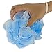 Eagrye Mesh Pouf Shower Bath Sponge, Blue, 8 Counts, F