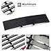 AUTEX F66789H Black Powder Coated Aluminum Horizontal Billet Lower Bumper Grille Insert Compatible With Ford F150 2009 2010 2011 2012 2013 2014 Lower Grill Insert