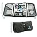 ElecTrek Products Roll-Up Organizer- Compact Water-Resistant Bag organizes and Protects Electronic Accessories Including adaptors, Chargers, USB Drives, Cables and Cords. Perfect for Daily use!