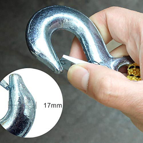 OmkuwlQ 2 Anti Slipping Hooks Heavy Duty Car Tow Cable 3 Ton 6 Ton Emergency Trailer Rope Vehicle Nylon Strap