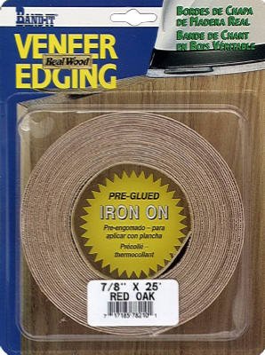 Cloverdale 78250 Birch Edging With Hot Melt "Band-it" Wood Veneer Edge Banding 7/8-Inch x 25-Feet, White Birch