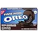 OREO Dark Chocolate Fudge Covered Sandwich Cookies, Dark Chocolate Flavored Creme, 1 Pack (9.9 oz.)