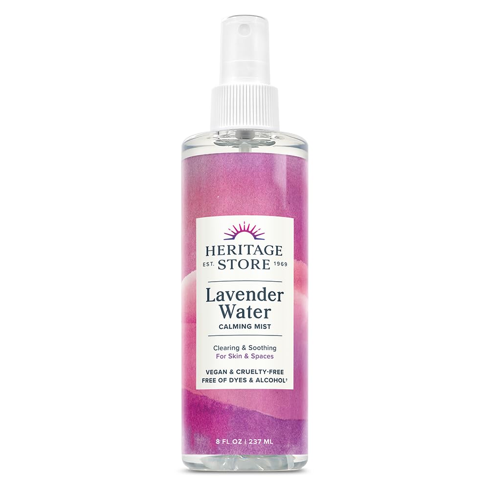 Heritage Store Lavender Flower Water, 8 Ounce