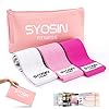 SYOSIN-Resistance-Bands-Non-Slip-Exercise-Loop-Bands-for-Hips-and-Glutes-3-Resistance-Levels-for-Butt-Legs-and-Whole-Body-Work-Out-Durable-Strong-Fitness-Bands-for-Pilates-Yoga-and-Body-Building SYOSIN Resistance Bands, Non-Slip Exercise Loop Bands for Hips and Glutes 3 Resistance Levels for Butt, Legs and Whole Body Work Out, Durable Strong Fitness Bands for Pilates, Yoga and Body Building