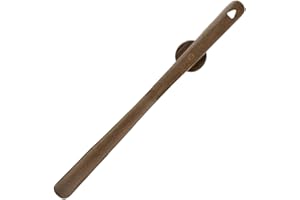 Tsawntd Shoe Horn Long Handle, 20in Magnetic Mount Wooden Shoehorn Without Bending Helper Long Shoe Horn for Seniors, Women, 