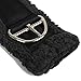 Intrepid International Western Fleece Cinch Girth, Black, 28-Inch
