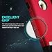 iPhone 7 Plus Case, ESR Hybrid Heavy Duty Shockproof Protective Case Cover [Metal Design] [Matte Silicone Back + Thickened TPU Bumper] for Apple iPhone 7 Plus 5.5 inches(Red)