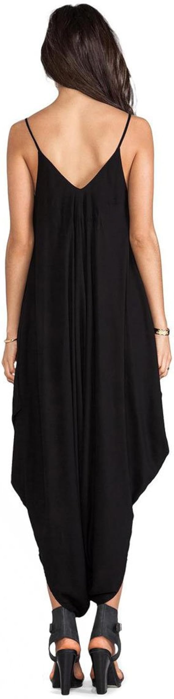 Jumpsuits Rompers Overalls Fashion Yaolor Women Punk Jumpsuit V Neck Comfy Loose Harem One Piece Romper Selectvacationproperties Com