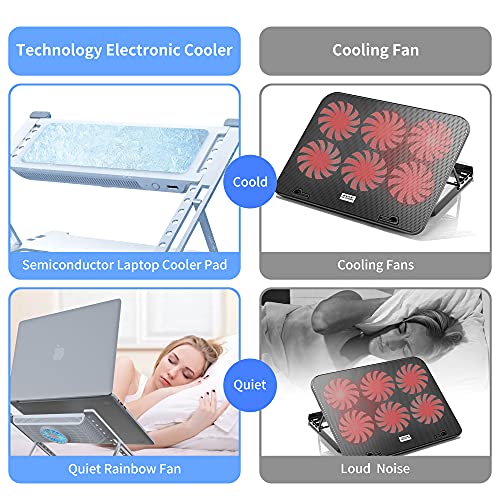 Semiconductor Silent Laptop Cooling Pad with Gaming Laptop Cooler Stand