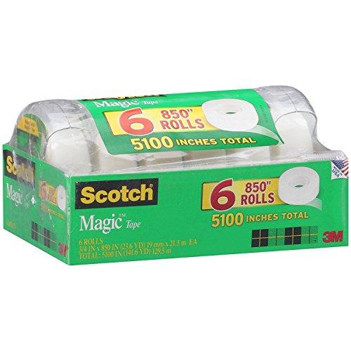 Scotch Magic Tape 6-Pack with Dispensers - Image 2