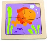 The Original Toy Company First Puzzle - Happy GoldFish
