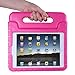 HDE iPad 6th Generation Case for Kids – iPad 9.7 inch 5th and 6th Generation Cases for Kids Shock Proof Protective Light Weight Cover with Handle Stand for Apple iPad 9.7 with Pencil Holder - Hot Pink