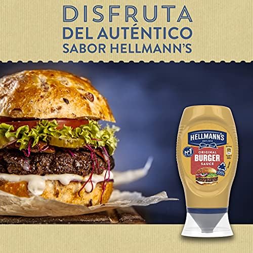 Hellmann's burger salsa 250 ml - 8 x 250ml pacote - total: 2000ml