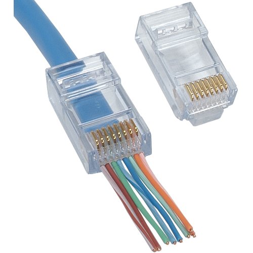 Platinum Tools 105004    EZ-RJ45 Cat6 Connector, 500-Pack