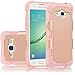 Galaxy Core Prime Case, EC Galaxy Prevail LTE Case, Dual Layer Rugged Soft TPU Bumper Hard PC Shell Shockproof Case Cover for Samsung Galaxy Core Prime/Prevail LTE G360 (Rose Gold)