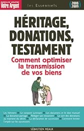 Héritage, donations, testament