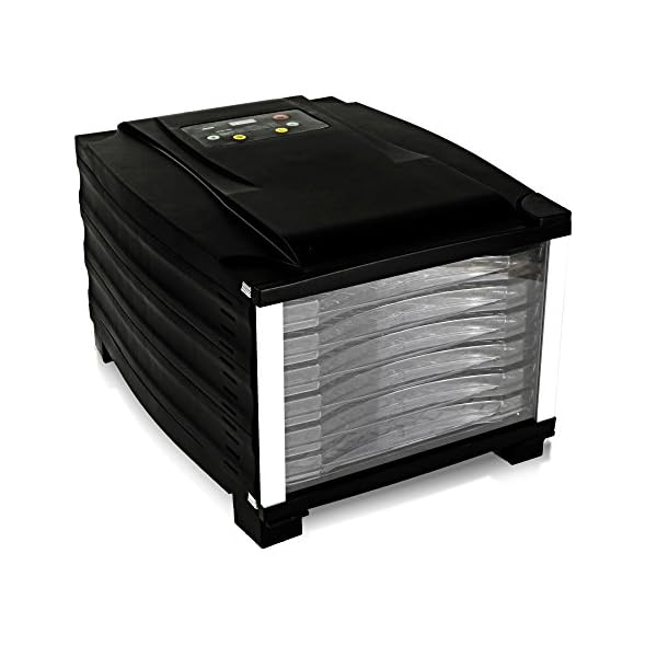NutriChef-Food-Dehydrator-With-Digital-Temperature-Control-Timer-Settings-6-Drying-Trays-Beef-Jerky-Draws-With-Door-Easy-Rack-Removing-Commercial-Grade-Black-PKFD54