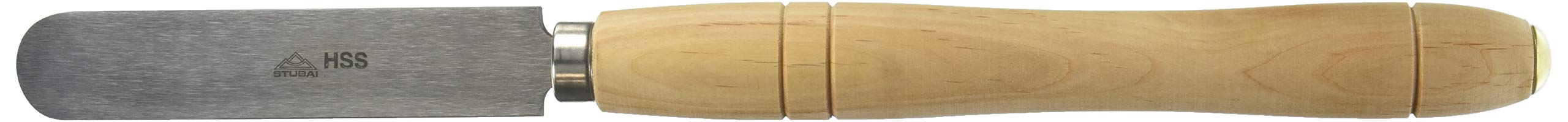 Stubai 702235 Round HSS Scraper, Silver/Beige, 490/35 mm