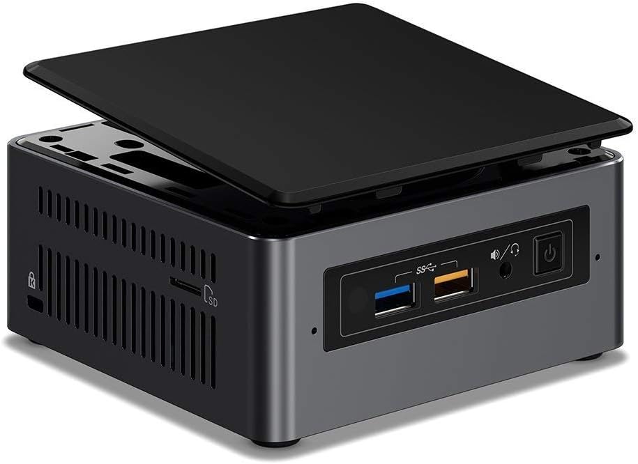 2019 INtel NUC Kit Mainstream Business Mini Desktop Computer, Core i5-7260U Up to 3.4GHz, 16GB DDR4 RAM, 1TB HDD + 256GB SSD, 802.11AC WiFi, Bluetooth 4.2, USB 3.0, HDMI, Windows 10 Professional