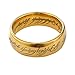 TUSEN JEWELRY 8mm Magic Tungsten Carbide Ring Gold Plated Wedding Band for Men and Women Size:5.5