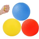 FMELAH Hand Exercise Balls, Stress Balls, Squeeze Balls for Hand Therapy | 3 Resistance Levels, Hand Strengthening Devices, Squishy Wrist Ball for Adult, Hand Grip Strength Trainer, Finger Exerciser