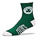 NBA Boston Celtics Team Logo Quarter-Length Socks - Kelly Green/White, Large