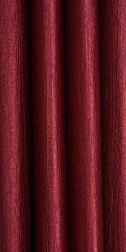 Impression Hut Polyester Long Crush Printed Floral with Plain Curtains, 7 feet, Maroon, Pack of 3 3 Impression Hut Polyester Long Crush Printed Floral with Plain Curtains, 7 feet, Maroon, Pack of 3 - Image 3