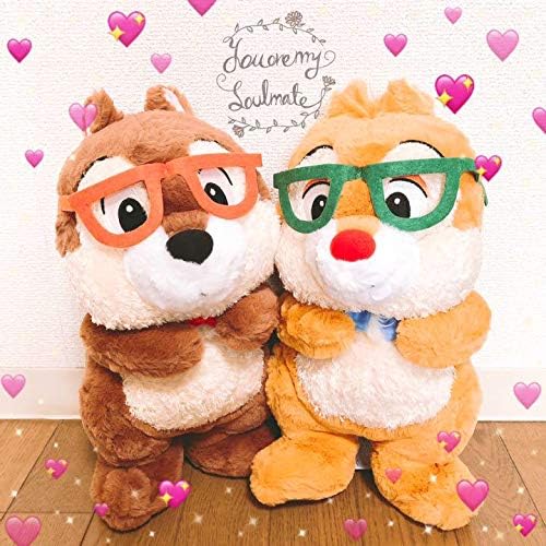 新品 メガジャンボメガネスタイルぬいぐるみ チップとデール 全2種セット Utpannadesignworks Com