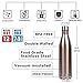 Sfee 25oz Insulated Water Bottle Stainless Steel Double Wall Vacuum Bottle Cup Leak Proof Keeps Hot and Cold Drinks BPA Free for Kids Outdoor Sport Camping+Cleaning Brush(Green)