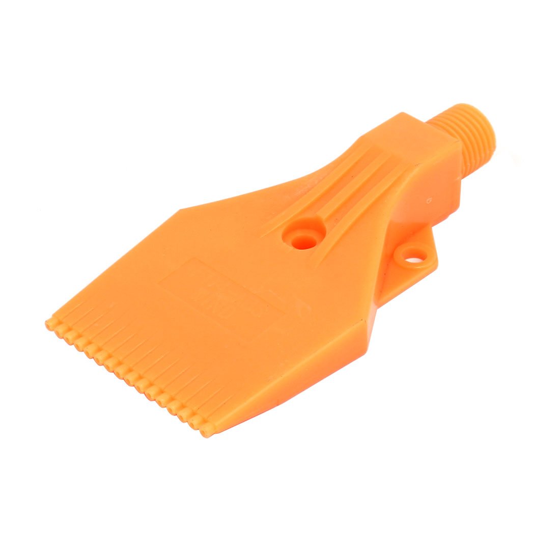 Sourcingmap 1/4BSP Male Thread ABS Three Holes Air Blow Off Flat Jet Nozzle Orange
