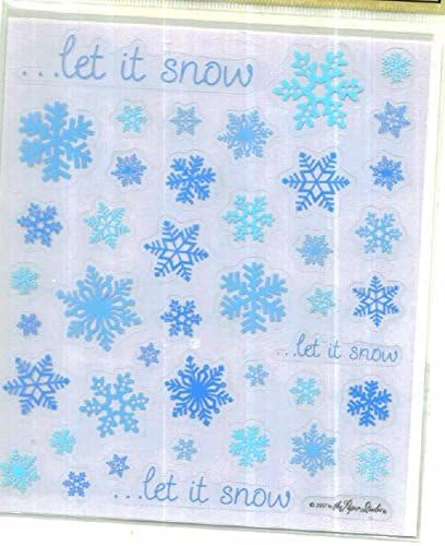 Let It Snow Stickers - 2 Sheets