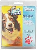 Soft Claws Dog and Cat Nail Caps Take Home Kit, X-Large, Pink