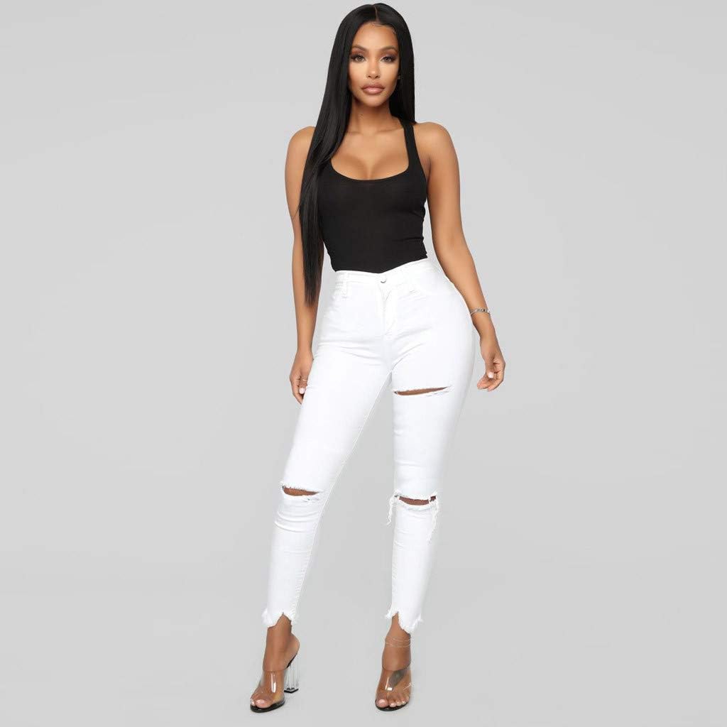 white stretch jeans ladies