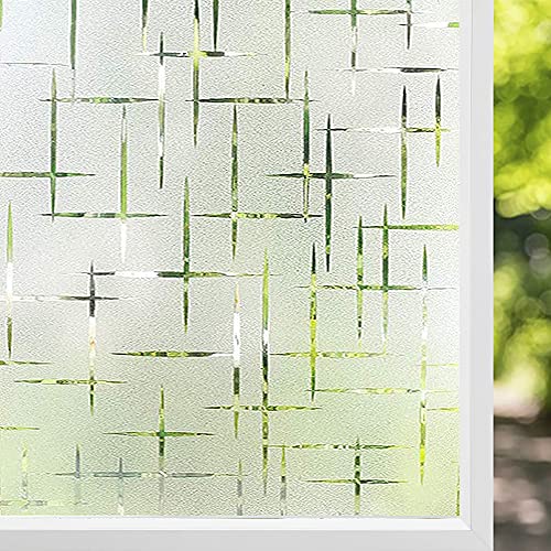 NINETREX Frosted Cross Pattern Window Film