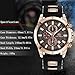 MINI FOCUS Men Casual Sport Watches Fashion Quartz Chronograph Waterproof Wristwatch for Men with Date Display …