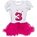 Silver Lilly Baby Girls Birthday Outfit - Cute 2-Piece Tutu Dress for Toddlers (Hot Pink, 2 Year Old)