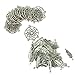 Baosity 120pcs Vintage Alloy Metal Dream Catcher Charms Pendant + 100pcs Feather Leaf Jewelry Finding