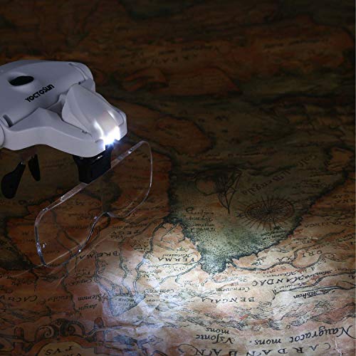 2 YOCTOSUN+Rechargeable+Magnifying+Professional+Interchangeable