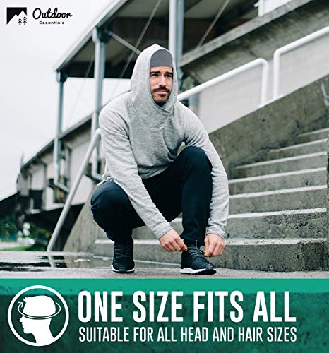 image for OutdoorEssentials Skull Cap Helmet Liner for Men - Winter Beanie Hat f