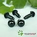 8mm Black Safety Eyes/Plastic Eyes - 30 Pairs